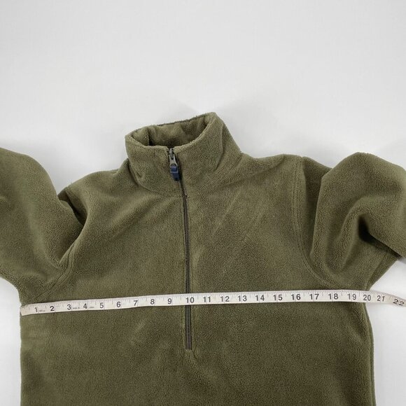 Helly Hanson Feather Pile Ivy Green Quarter Zip Fleece Pullover Mens Size Small - Picture 7 of 9